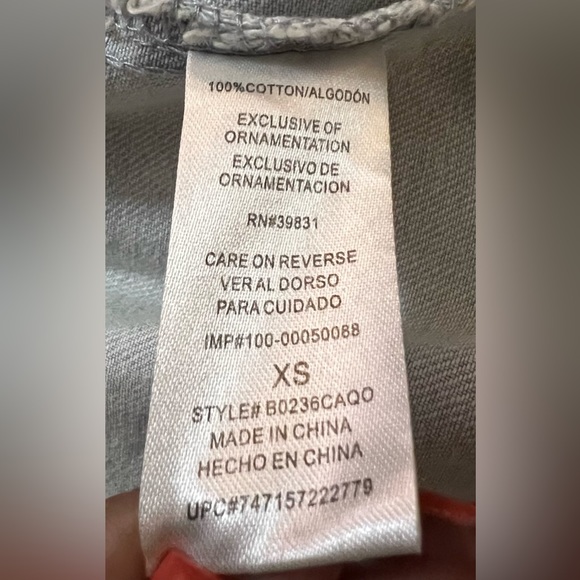 DEMOCRACY Jeans Light Blue Denim Jacket Fray Ruffle Size XS Button Down - Picture 9 of 14